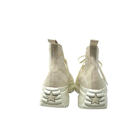 Converse Run Star Hike Platform Sneakers Men's Shoes Skate Canvas Ivory A02078C - Picture 6 of 8